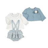 Mayoral Three Piece Set With Cardigan - 2238