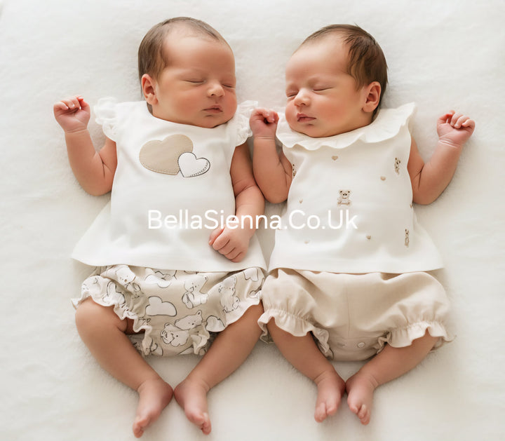 Mayoral Baby Girls Set Of Two Teddy Bear Outfits - 1642