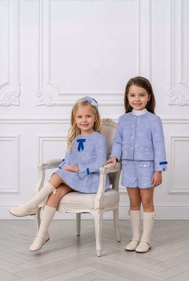 PRE-ORDER - Miranda Girls Blue Headband Or Hair Clip To Match Dress - 0234-V - 1612-234DP