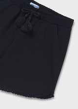 Mayoral Older Girls Trendy Pink Top & Black Shorts Set - 6034 & 272