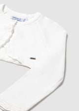 Mayoral White Baby Cardigan LENZING™ ECOVERO™ viscose 306 - 52 46 Blanco