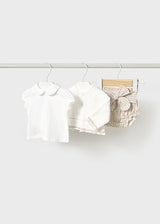 Mayoral Baby Girls Three Piece Outfit With Cardigan - 1254