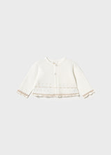 Mayoral Baby Girls Three Piece Outfit With Cardigan - 1254