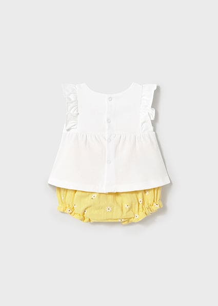 Mayoral Baby Girls Top & Jam Pants Set - 1255 - Sunny