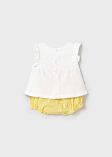 Mayoral Baby Girls Top & Jam Pants Set - 1255 - Sunny
