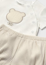 Mayoral Unisex Baby Two Piece Teddy Bear Outfit - 1259