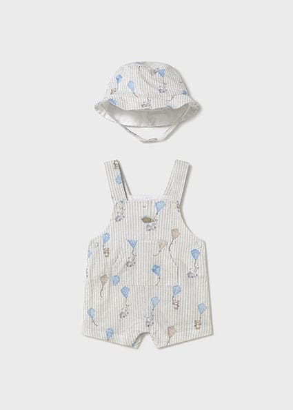 Mayoral Baby Boys Summer Romper With Matching Sun Hat - 1601