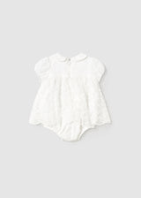 Mayoral Baby Girls Ceremony Romper - 1666