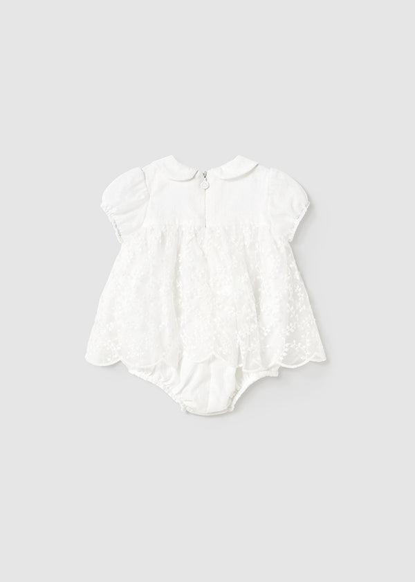 Mayoral Baby Girls Ceremony Romper - 1666