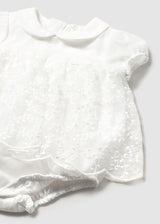 Mayoral Baby Girls Ceremony Romper - 1666