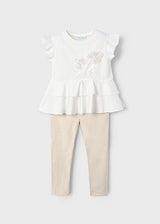 Mayoral Girls Spring/Summer Leggings & Top Set - 3704