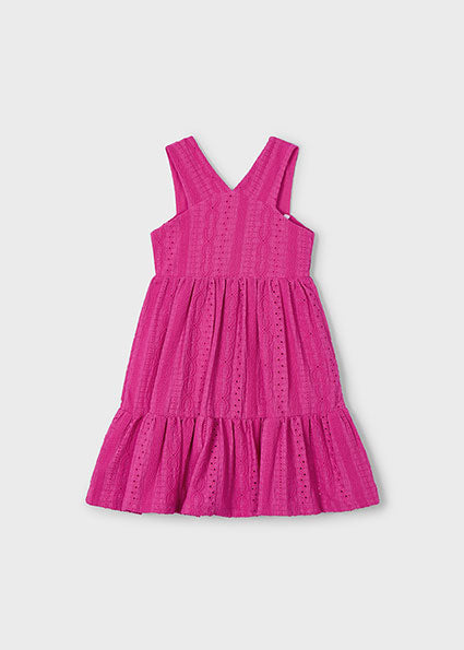 Mayoral Girls Magenta Pink Sun Dress - 3962