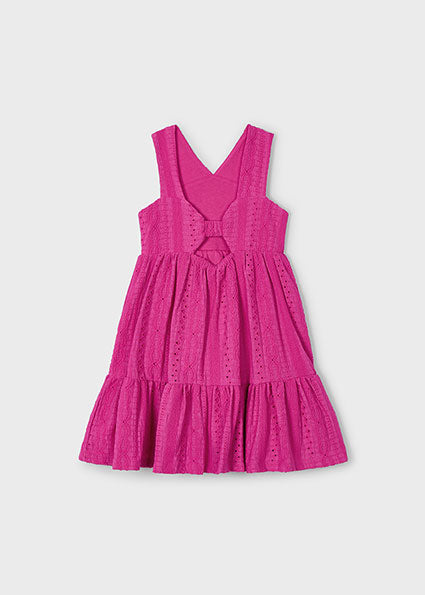 Mayoral Girls Magenta Pink Sun Dress - 3962