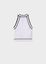 Mayoral Older Girls Trendy Black & White Shorts & Top Set - 6041 & 6216