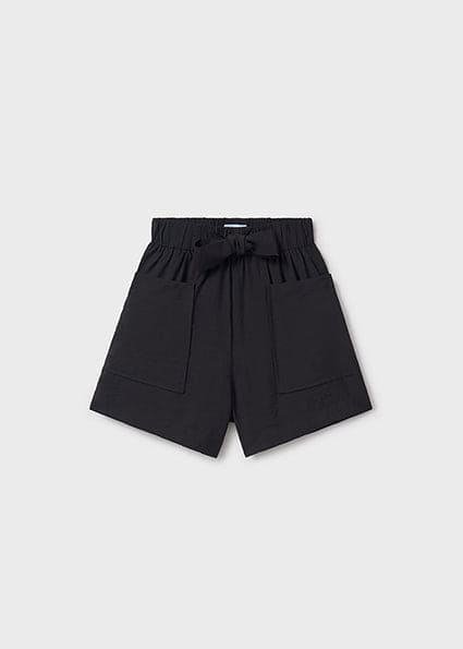 Mayoral Older Girls Trendy Black & White Shorts & Top Set - 6041 & 6216