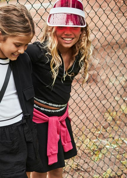 Mayoral Girls Skirt And Polo Shirt Set -6988