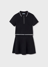 Mayoral Girls Skirt And Polo Shirt Set -6988