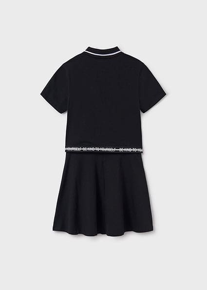 Mayoral Girls Skirt And Polo Shirt Set -6988