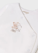Mayoral Unisex Baby "Teddy Bear" Three Piece Babygrow Hospital Set - 9907