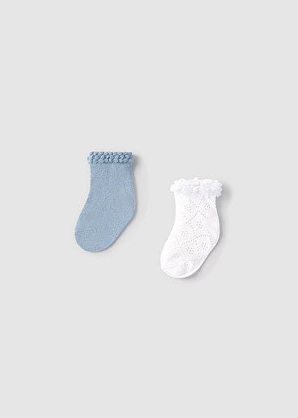 Mayoral Pack Of Two Dressy Frilly Socks - 10872