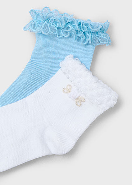 Mayoral Pack Of Two Dressy Socks - 10912