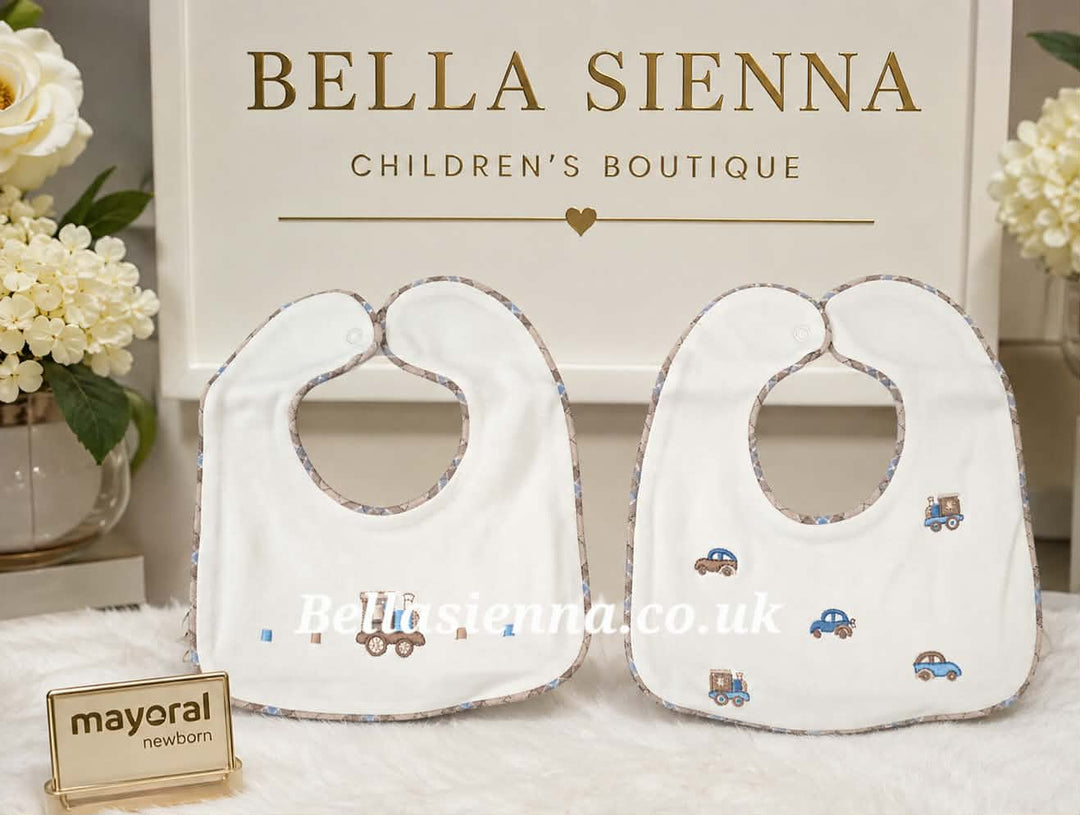 Mayoral Newborn Bib With Embroidery - 9137