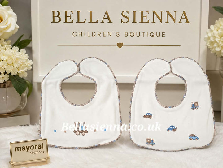 Mayoral Newborn Bib With Embroidery - 9137