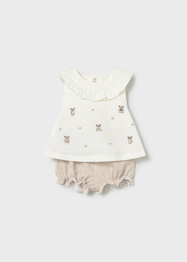 Mayoral Baby Girls Set Of Two Teddy Bear Outfits - 1642