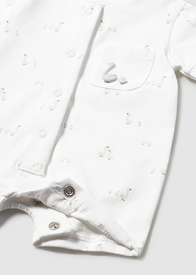 Mayoral Unisex Romper, Bib & Socks Set - 1727