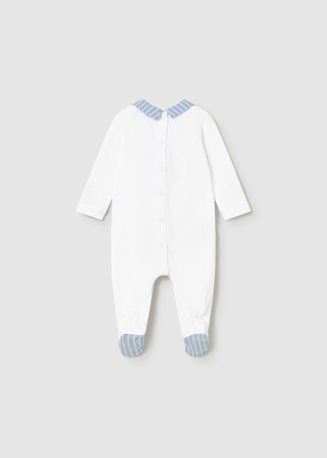 Mayoral Baby Boys Hot Air Balloon All In One Babygrow - Sleepsuit - 1742