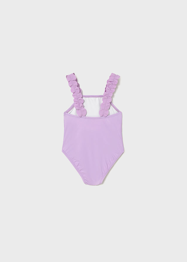 Mayoral Girls Lilac Swimming Costume - 1755 - Matching Dress Also Available