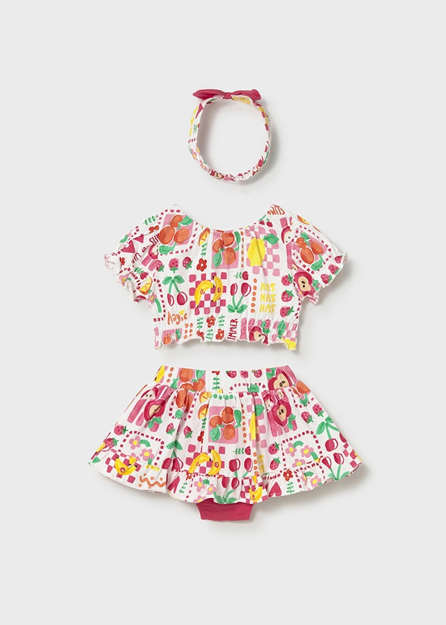 Mayoral Girls "Tutti Frutti" Three Piece Skirt Set - 1934
