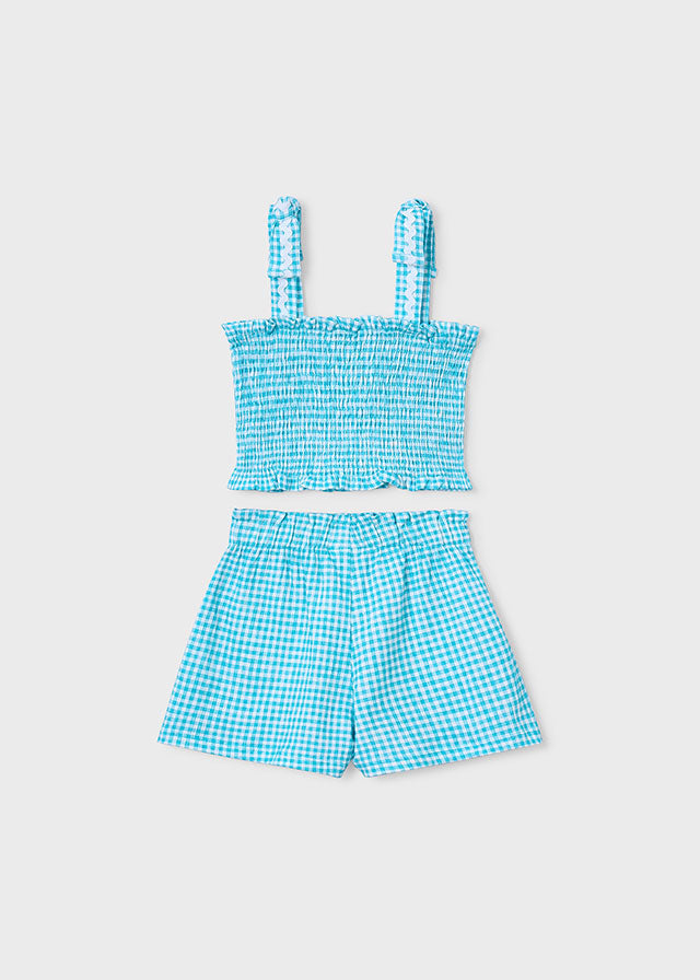 Mayoral Girls Shorts Set - 3232 - 80 - Pacifico