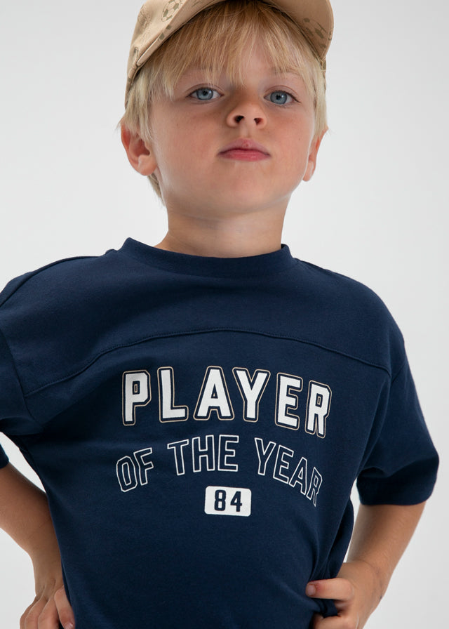 Mayoral Boys "PLAYER OF THE YEAR" T-shirt & Shorts Set - 3608