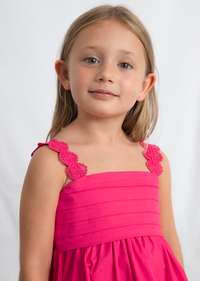 Mayoral Girls Pretty Pink Dress - 3926