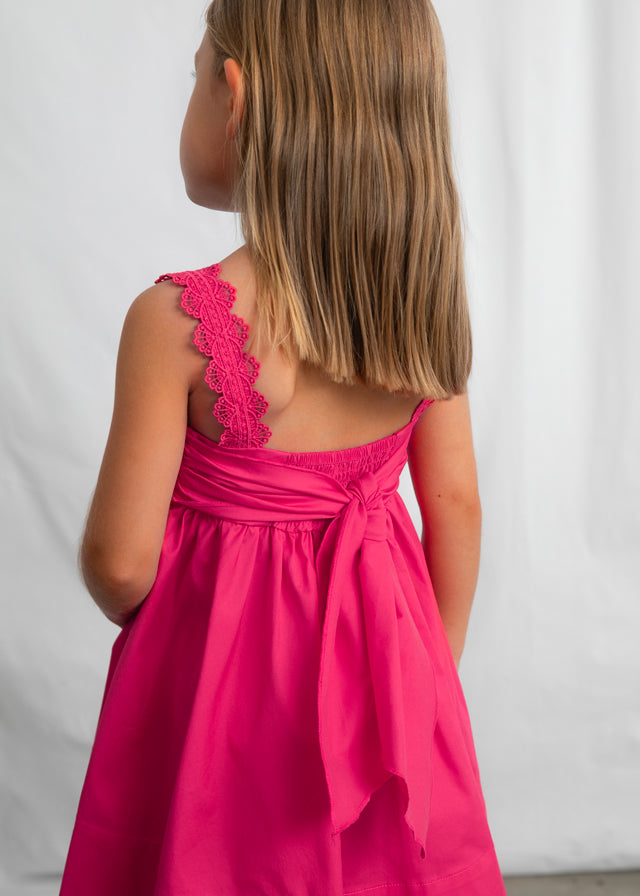 Mayoral Girls Pretty Pink Dress - 3926