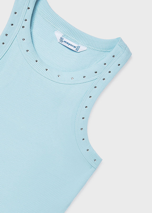 Mayoral Girls Shorts & Vest Top Set - 6013 & 6203