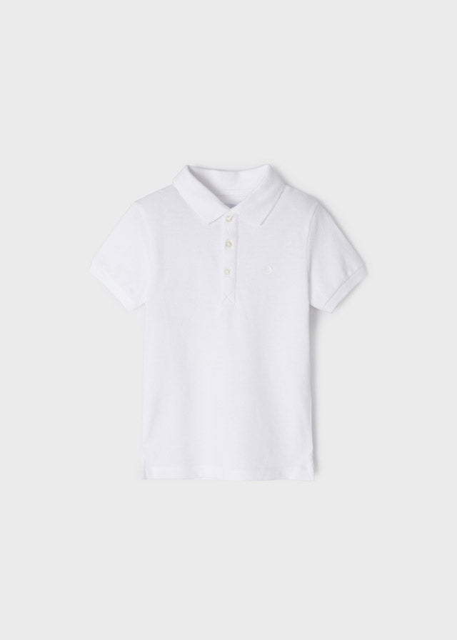 Mayoral Boys White Polo Shirt And Shorts 1504