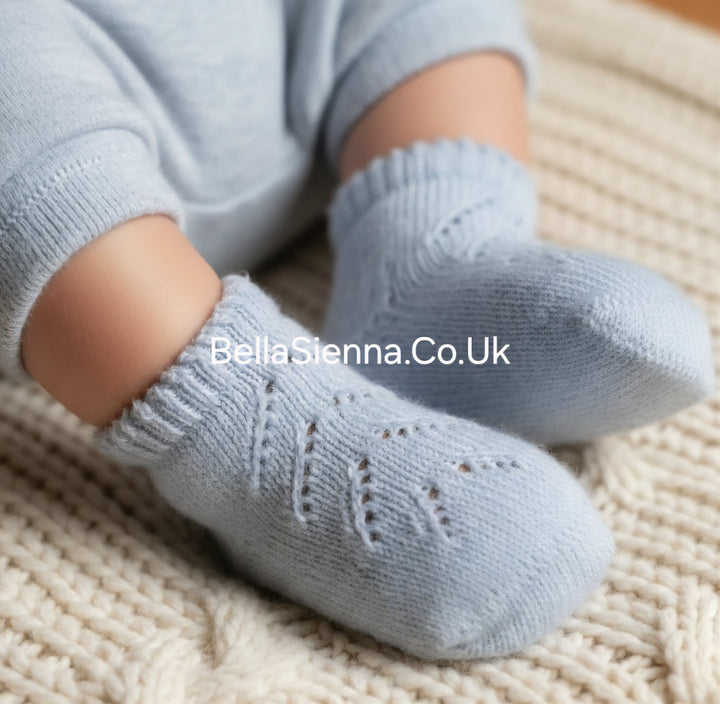 Ysabel fine Openwork Unisex Babies Newborn Summer Ancle Socks