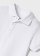 Mayoral Boys White Polo Shirt And Shorts 1504