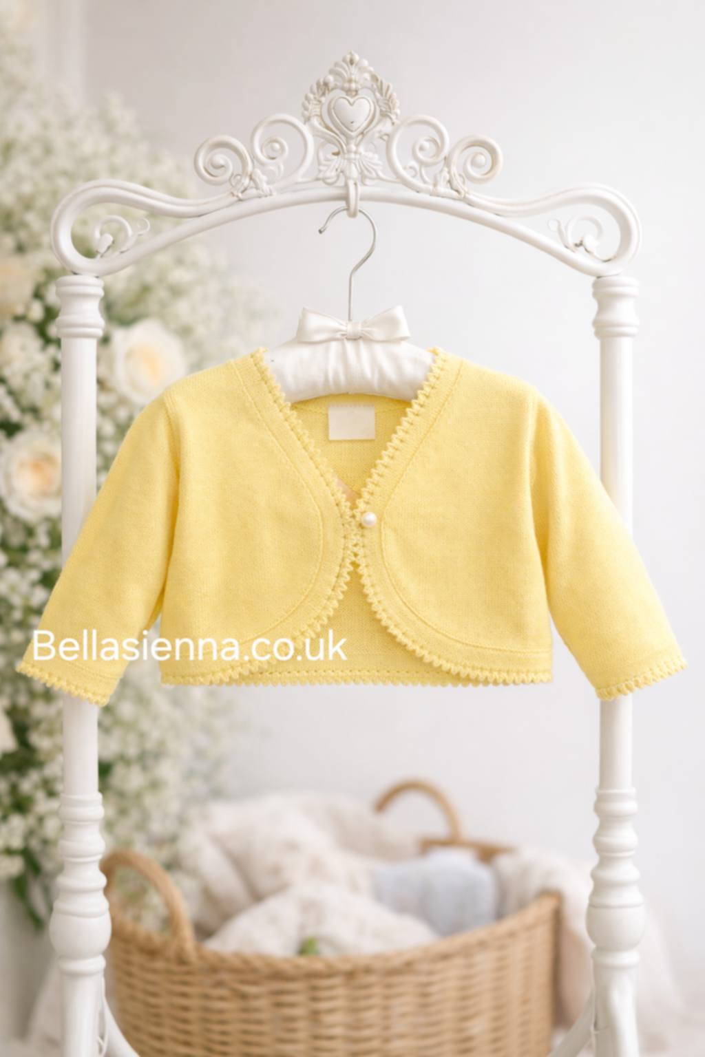 Girls 100% Cotton Lemon Bolero Cardigan -2428