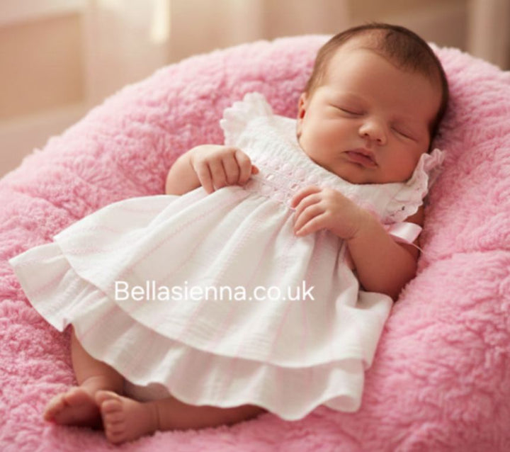 Miranda Pink & White Dress & Pants Set - 27/VB