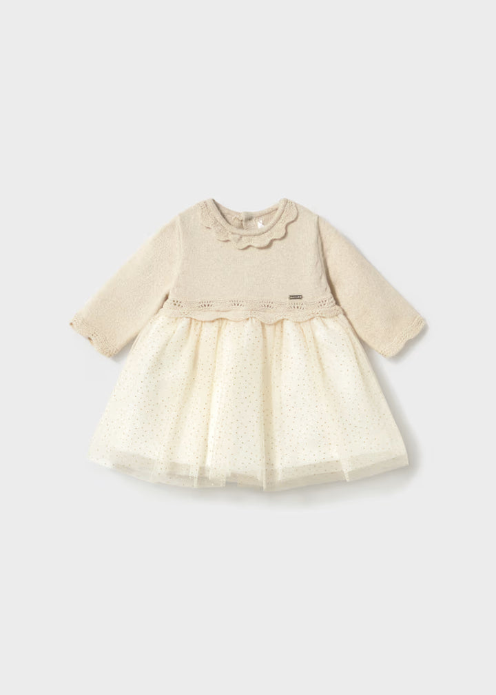 Mayoral Newborn Tulle Dress 2809