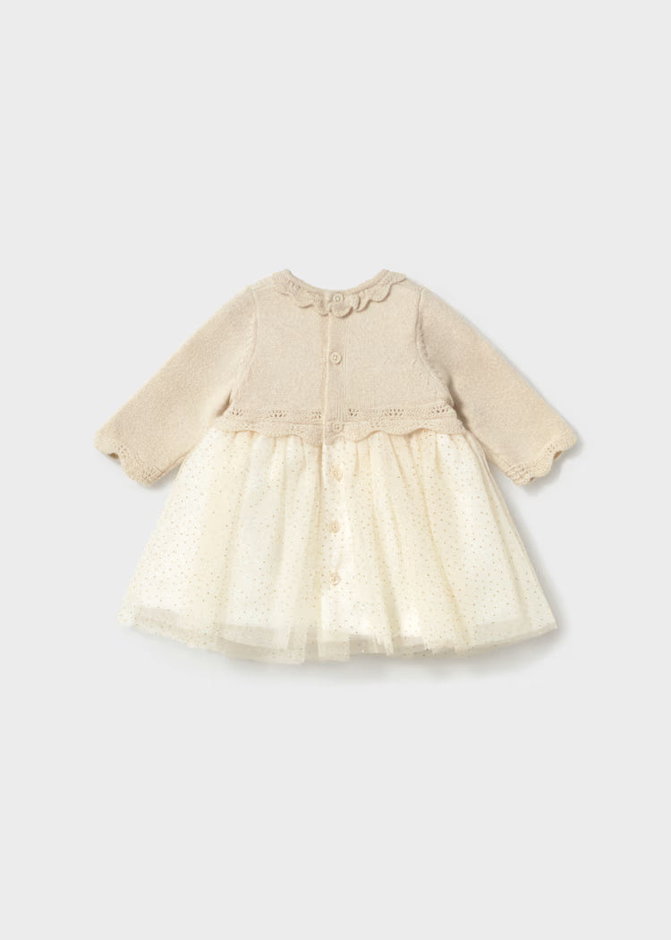 Mayoral Newborn Tulle Dress 2809