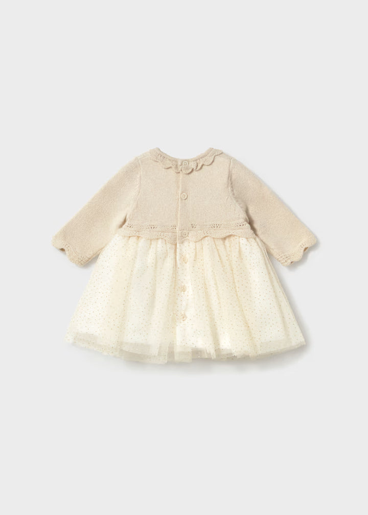 Mayoral Newborn Tulle Dress 2809