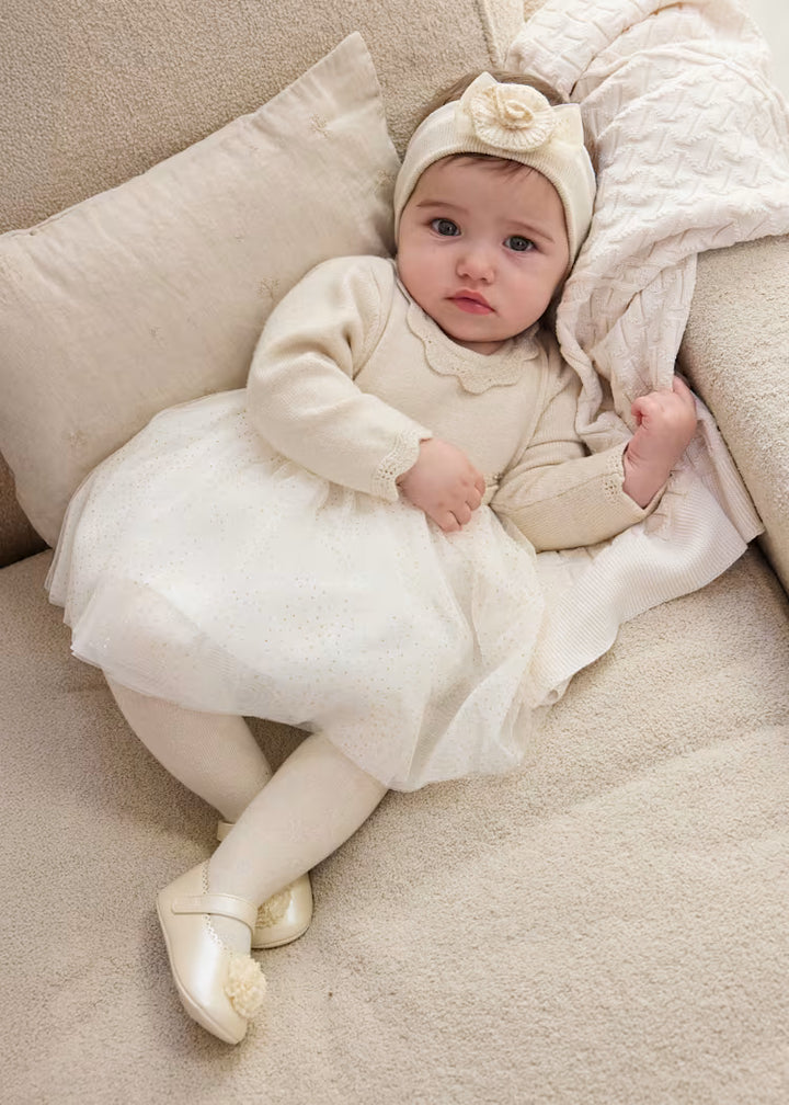 Mayoral Newborn Tulle Dress 2809