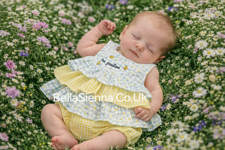 TUTTO PICCOLO TWO PIECES SET SKY BLUE AND YELLOW - 3682