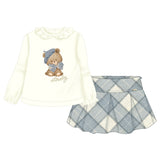 Mayoral Baby Girls Skirt & Top Set - 2995 - Blue
