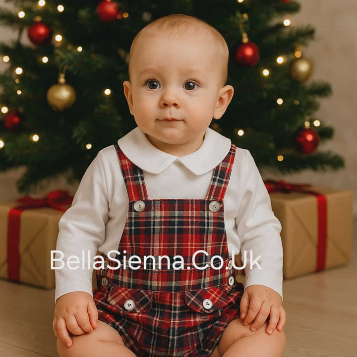 Babine Red Tartan & Ivory Outfit - 2212041