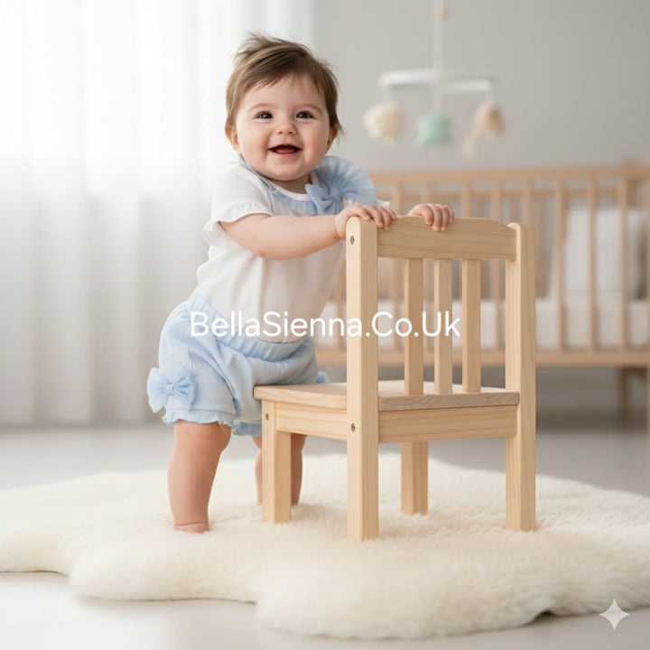 Mintini Beautiful Girls Blue Top & Shorts Set With Tulle Bow Detail - MB6498